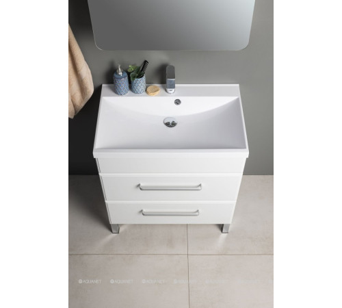 Тумба под раковину Aquanet Лукка 58 белый 00302396