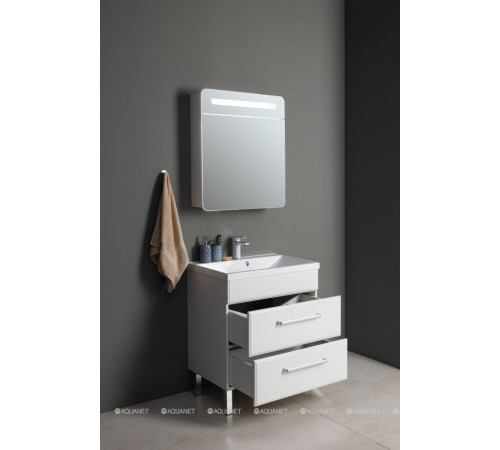 Тумба под раковину Aquanet Лукка 75 белый 00302397