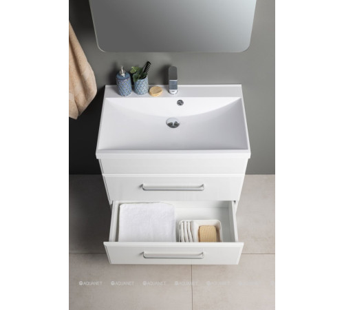 Тумба под раковину Aquanet Лукка 75 белый 00302397