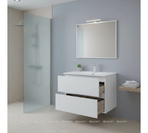 Тумба под раковину Aquanet Алвита new 70 напольная белый матовый 00303909