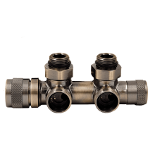 Узел нижнего подключения Primoclima Lunar термостатический угловой правый 1/2 x 3/4 Бронза PCART890ABR