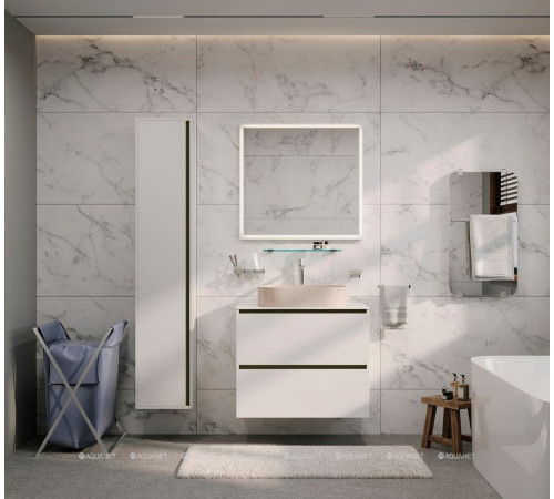 Пенал Allen Brau ACTIVITY 35 см R белый матовый/черный браш 1.34001.WM