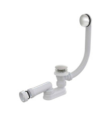 Слив-перелив для ванны Alcaplast A504CKM click-clack металл прочистка сверху хром A504CKM