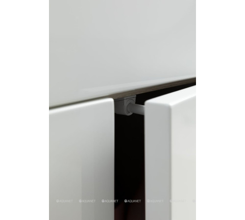 Тумба под раковину Aquanet Ирис new 70 подвесная 1 ящик 2 фасада белый глянец 00310149