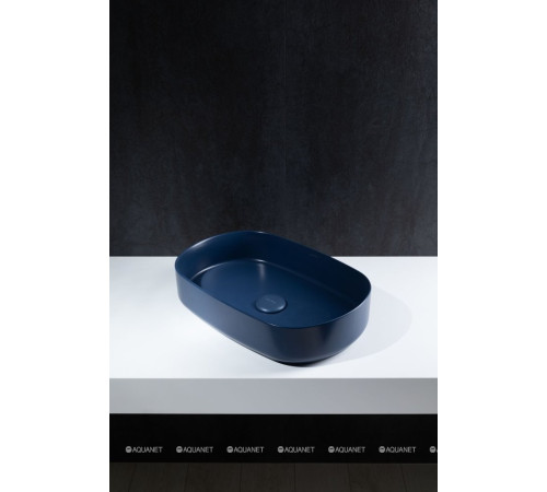 Раковина накладная Allen Brau Fantasy Oval 550х360 мм индиго 4.11022.ID