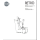 Ванна отдельностоящая Kerasan Retro 170х77 см белая ножки золото 105591