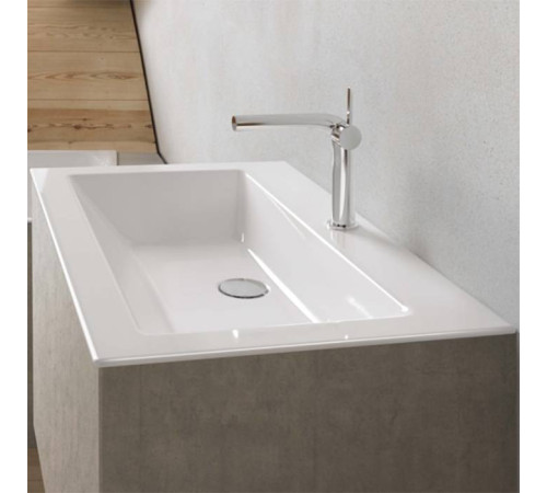 Раковина встраиваемая сверху Bette Loft 80х49.5х10 см белая A230-000 HLW1