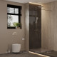 Душевая перегородка Allen Brau INFINITY 1 Walk-in 1600 мм тонир. серебро браш 3.21032.BA.T