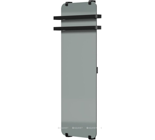 Полотенцесушитель Allen Brau INFINITY 1200х440 мм зеркало с рейлингом 2.0 и креплением черный браш 00325659