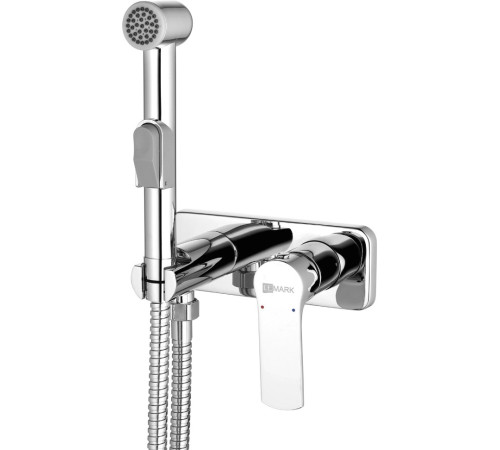 Смеситель с гигиеническим душем Lemark Grace встраиваемый хром LM1519C