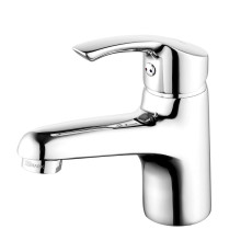 Смеситель для умывальника Lemark Strike монолитный хром LM1130C