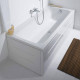 Ванна акриловая Duravit D-Code 180х80 см встраиваемая 700101000000000/790226000001000/790127000000000