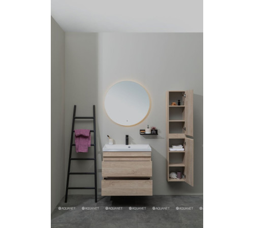 Тумба с раковиной Aquanet Нота New 50 дуб светлый 00335879