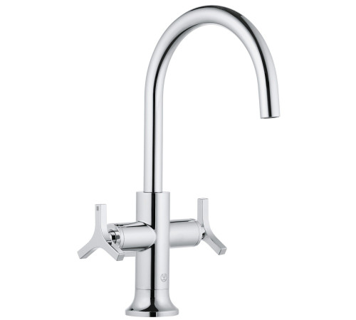 Смеситель для раковины Kludi Nova Fonte Déco со сливным гарнитуром 201180539