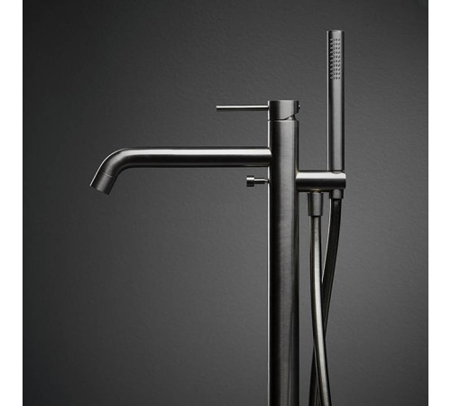 Смеситель для ванны напольный Newform X-Steel 316 с душем без встраиваемой части Inox 69684EX.50.050