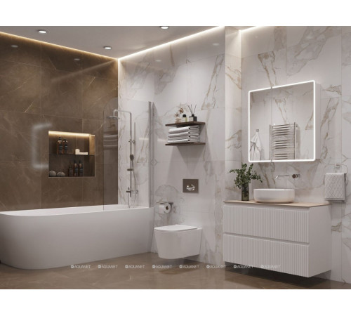 Столешница Aquanet Flat 100 бежевая 00345771