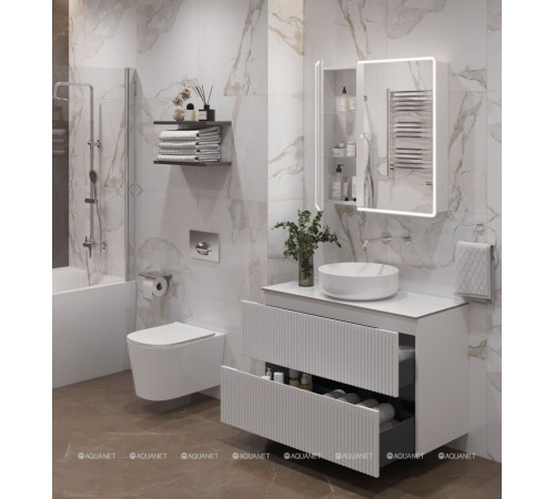 Столешница Aquanet Flat 100 мрамор 00345772