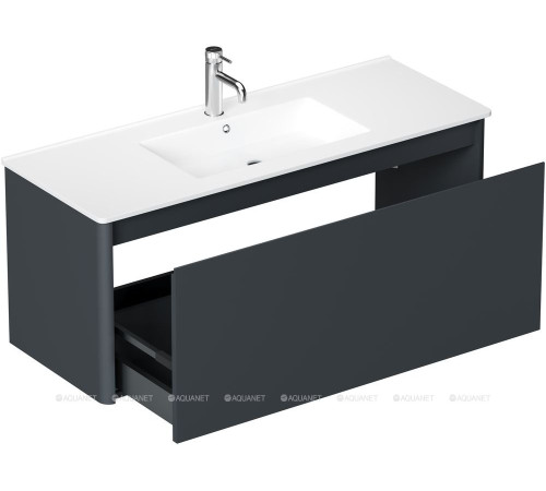 Тумба Allen Brau GRAVITY 120 см 1 ящик антрацит матовый 1.370015.AM