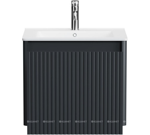 Тумба Allen Brau GRAVITY 60 см 1 ящик с фрезеровкой антрацит матовый 1.370016.AM