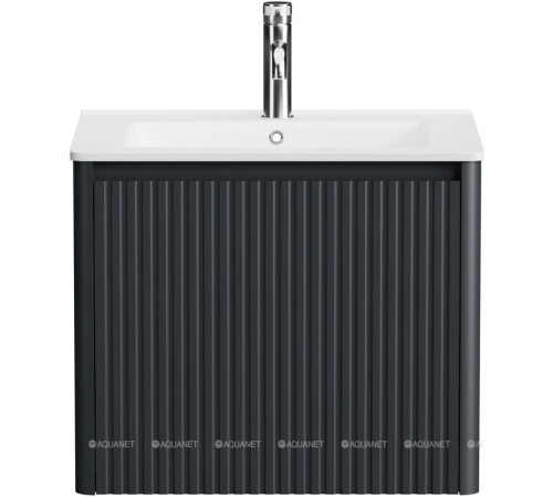 Тумба Allen Brau GRAVITY 60 см 1 ящик с фрезеровкой антрацит матовый 1.370016.AM