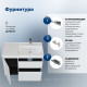 Тумба с раковиной Aquanet Nova Lite 2.0 90 R напольная белый глянец 00365929
