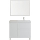 Тумба под раковину Aquanet Nova Lite 2.0 90 R напольная белый глянец 00346338