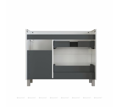 Тумба под раковину Aquanet Nova Lite 2.0 90 L напольная белый глянец 00346339