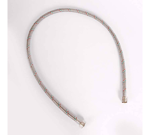 Гибкая подводка для воды Uni-Fitt 1/2 НВ 100 см нержавеющая сталь 501S2010