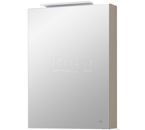 Шкаф зеркальный Roca Oleta левый 500x700x137 мм LED-подсветка капучино матовый A857643515