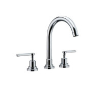Смеситель для раковины Nicolazzi Mac Kinley 05 на 3 отверстия излив 176 мм хром 2208CR29