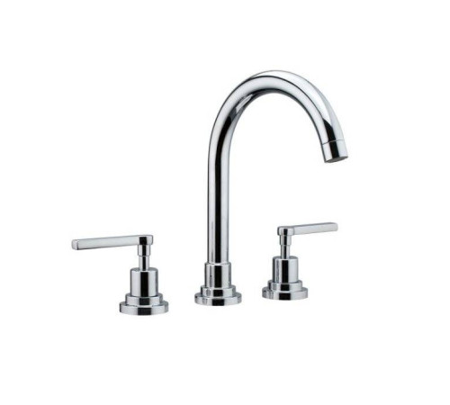 Смеситель для раковины Nicolazzi Mac Kinley 05 на 3 отверстия излив 176 мм хром 2208CR29