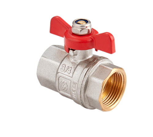 Кран шаровой HOGART Premium 1/2 ВВ PN 40 ручка-бабочка HOGBV91304