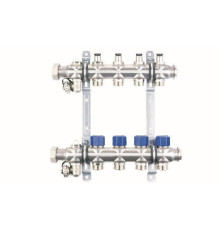 Коллекторная группа HOGERM 1 на 4 контура 3/4 с вентилями i0204