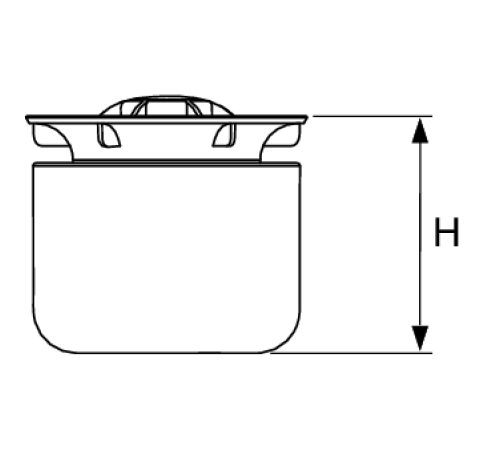 Погружной стакан с мембраной TECEdrainpoint S для сифонов DN 100 3695006