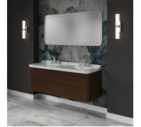 Комплект подвесной/напольной мебели Kerasan Waldorf 150 см с 4 ящиками темный орех 4143K1bi/cr / 925446