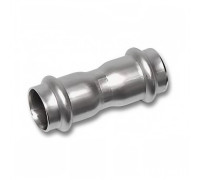 Муфта соединительная SANHA NiroPress AISI 316L ВПр-ВПр 42 мм 6927042.3