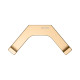 Крючок Keuco Edition 11 подвесной двойной brushed brass 11115250000