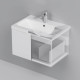 Тумба под раковину подвесная AM.PM Gem 60 см 1 ящик белый глянец M90FHX06021WG