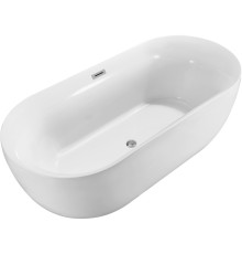 Ванна акриловая отдельностоящая Aquanet АФИНА 1700x780x600 мм со сливом и ножками AQ-44778