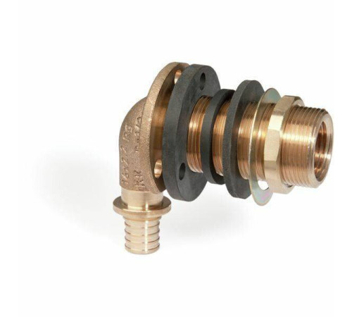 Угольник настенный REHAU RAUTITAN RX 16-1/2 внутренняя резьба 55 мм для ДСП длинный 13661201001