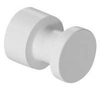 Крючок одинарный Kludi Vela R 23 мм белый матовый 5898453