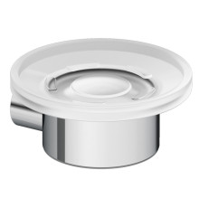 Мыльница настенная Kludi Vela R белое матовое стекло хром 5898505