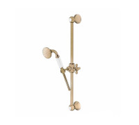 Душевая стойка Gattoni PD 60 см с лейкой CLASSIC и шлангом бронза 1039/PDV0