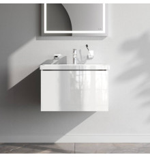 Тумба под раковину подвесная AM.PM Gem 60 см 1 ящик белый глянец M90FHX06021WG