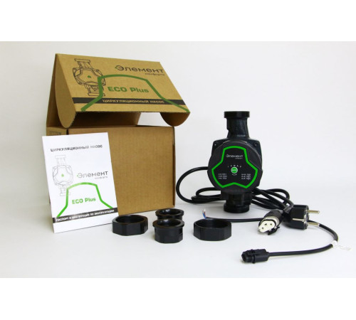 Циркуляционный насос ECO Plus 25-70 180 с комплектом гаек ECEP2570180