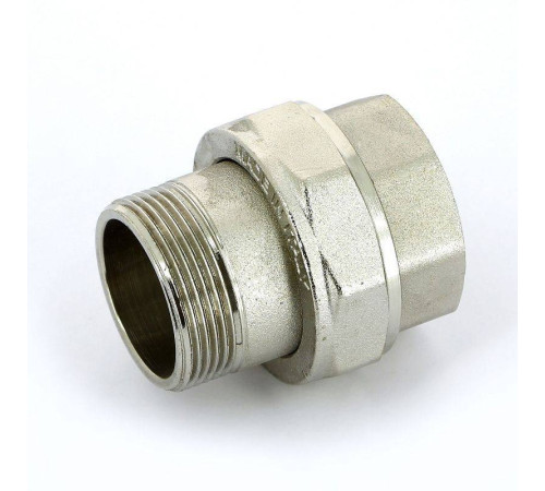 Разъемное соединение НВ Uni-Fitt прямое никелированное с плоской прокладкой 1 1/2 656N6000