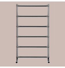 Полотенцесушитель водяной Irsap Bella 550x951 мм 6 трубок с вентилями и монтажным комплектом хром BEP053B50IR01NNN01