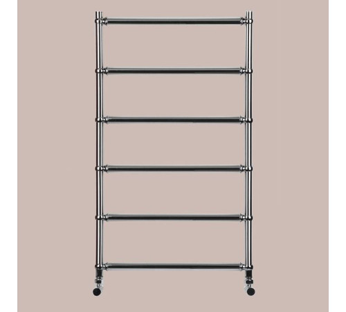 Полотенцесушитель водяной Irsap Bella 550x951 мм 6 трубок с вентилями и монтажным комплектом хром BEP053B50IR01NNN01