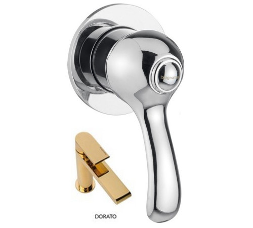 Смеситель для душа Bonomi Lem встраиваемый золото BN.LEM-1930DO