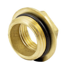 Футорка для коллектора Tiemme с уплотнительным кольцом 1 1/4 НР x 1/2 ВР 1950017